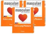 Masculan Set 3 x 3 Prezervative Masculan Extralong Pleasure (ROC-3XMAG1016354TS)