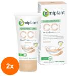 Elmiplant Set 2 x Crema Coloranta pentru Ten Elmiplant Skin Moisture 25+ CC Cream Deschis, 50 ml (ROC-2XSAELMI00096)