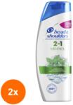 Head & Shoulders Set 2 x Sampon Head & Shoulders Menthol 2 in 1, 360 ml