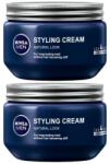 Nivea Set Gel de Par Men Crema Nivea Styling, 2 Bucati x 150 ml