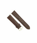  Curea piele vitel maro închis model crocodil plată 14mm-2090214