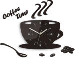  Ceas de perete modern Cup Clock NH015 (ceas modern) (HMCNH015-brown)