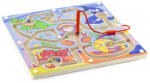 Viga Toys Labirint magnetic cu bile, In adancuri, Viga (50123) - roua