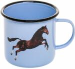 Seletti Cană TOILETPAPER HORSE, 10 cm, albastru, email, Seletti