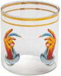 Seletti Vizespohár TOILETPAPER HANDS WITH SNAKES 8, 5 cm, Seletti (SLT15981)