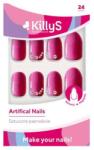 KillyS Set unghii false, 500690 - KillyS Artifical Nails Almond 24 buc