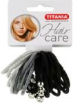 Titania Elastice pe păr 4cm, 20 bucăți, multicolore - Titania 20 buc