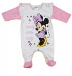 AB ABR Belül bolyhos hosszú ujjú pamut rugi - Fehér-Rózsaszín - Minnie egér (62)