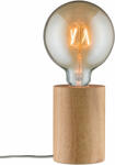 Paulmann 79640 Neordic Talin asztali lámpa, fa hatású, fa, E27 foglalat (79640)