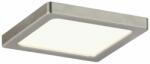 Paulmann 92954 Areo LED panel, 80 mmx80 mm, négyzet, nikkel, 3000K melegfehér, beépített LED, 615 lm, IP23 (92954)