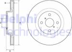 DELPHI Disc frana DELPHI BG4762C (BG4762C) - automobilus