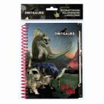 DERFORM Képkarcoló szett, kreatív füzet, 14x20cm, dinoszaurusz (DFM-NKWDN17)