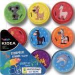 DERFORM Nyomda szett, 9 db-os, állatos, (koala, kutya, láma, kenguru, ló, zebra, tigris, delfin és kutya), Kidea (DFM-SOB9KA)