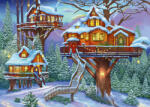 Alipson Puzzle - Puzzle Casă de iarnă în copac - 500 piese Puzzle