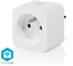 Nedis WIFIP121EWT - Intelligens aljzat 3680W/230V/ Type E/16A Wi-Fi WIFIP121EWT (NE0596)