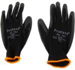 ProHand Работни ръкавици - с покритие от нитрил / prohand pu 701 13g / черни, размер 8 (yrm pu701-8-b)