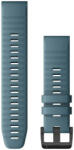 Garmin Curea Garmin QuickFit 22mm, silicon, albastru, cataramă neagră (Fenix 7/6/5, Epix 2, MARQ etc. )