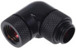 Alphacool HF adapter 90 ° -ban forgatható G1 / 4 AG - G1 / 4 IG - Fekete /17057/