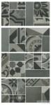 Marazzi D_Segni Blend Carbone Mosaico 19x38 cm-es padlólap M8WM (M8WM)
