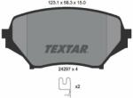 TEXTAR set placute frana, frana disc TEXTAR 2429701 (2429701)