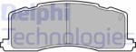 DELPHI set placute frana, frana disc DELPHI LP943 (LP943)