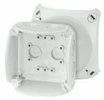 Hensel Kötődoboz időjárásálló falonkívüli 93mmx 93mmx 62mm szürke műanyag IP67 8 KF 0200 G Hensel - 62000041 (62000041)