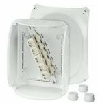Hensel Kötődoboz 5x4x25mm2 falonkívüli 205mmx 255mmx 112mm szürke műanyag IP66 12 DK 2525 GZ Hensel - 62000162 (62000162)