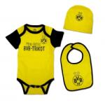  Borussia Dortmund újszülött szett 3 pcs yellow (62/98) (70088)