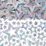 amscan Konfetti fényes Ezüst csillag 141g (LUFI411838)