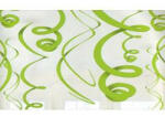 Amscan Spirális függő dekoráció zöld 55cm 12db a6705553 (LUFI441317)