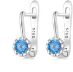 GALAS Cercei din argint 925 Simple Blue Zircon Earrings (BSE686)