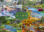 Alipson Puzzle - Puzzle Patru anotimpuri - 1 000 piese Puzzle