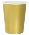 Amscan Solid Gold arany papír pohár 14 db-os 270ml (MLG137644)