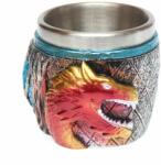 Tole 10 Imperial Pahar Shot Dragons 5.7cm 50ml decorat 360grade Tole 10 Imperial 39362