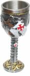 Tole 10 Imperial Pocal Medieval Templar Goblet 18.5cm 200ml decorat 360grade Tole 10 Imperial 39366