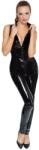 Black Level Catsuit din Vinil fara Maneci, Negru, M