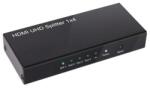 Club 3D CSV-1380 HDMI 2.0 4K 60Hz UHD 4 portos fekete splitter (CSV-1380)