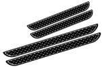 AVEX Set 4 bucati protectie praguri universale culoare neagra si crom diamond (AVX-PROT12) - casaplus