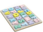 iwood Puzzle iWood Alphabet wo oden pastel color Z1004 (Z1004) Puzzle