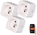 Immax 07762C - KÉSZLET 3x Intelligens aljzat NEO LITE 3680W/230V/16A Wi-Fi Tuya 07762C (IM1078)