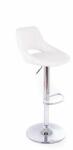 G21 Aletra bárszék, fehér, műbőr (G-21-B521) - epenta
