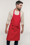 Kariban Uniszex, női, férfi zsebes kötény, szakács, pincér Kariban KA885 Cotton Apron With pocket -Egy méret, Fuchsia