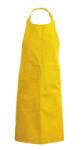 Kariban Uniszex, női, férfi zsebes kötény, szakács, pincér Kariban KA885 Cotton Apron With pocket -Egy méret, Yellow