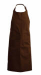 Kariban Uniszex, női, férfi zsebes kötény, szakács, pincér Kariban KA885 Cotton Apron With pocket -Egy méret, Cacao