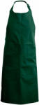 Kariban Uniszex, női, férfi zsebes kötény, szakács, pincér Kariban KA890 polyester Cotton Apron With pocket -Egy méret, Bottle Green