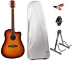 Pasadena SG028CE Premium SET Vintage Sunburst Chitară electro-acustică Dreadnought