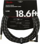 Fender Deluxe Series Black 5, 5 m Директен - Ъглов Инструментален кабел (<![CDATA[0990820079]]>)