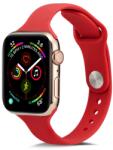  Curea subțire din silicon Apple Watch Ultra 1 / 2 (49 mm) / 9 / 8 / 7 (45 mm) / 6 / SE / 5 / 4 (44 mm) / 3 / 2 / 1 (42 mm) RED