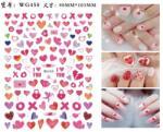  Körömmatrica - WG450 Love Valentin