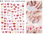  Körömmatrica - WG453 Love Valentin